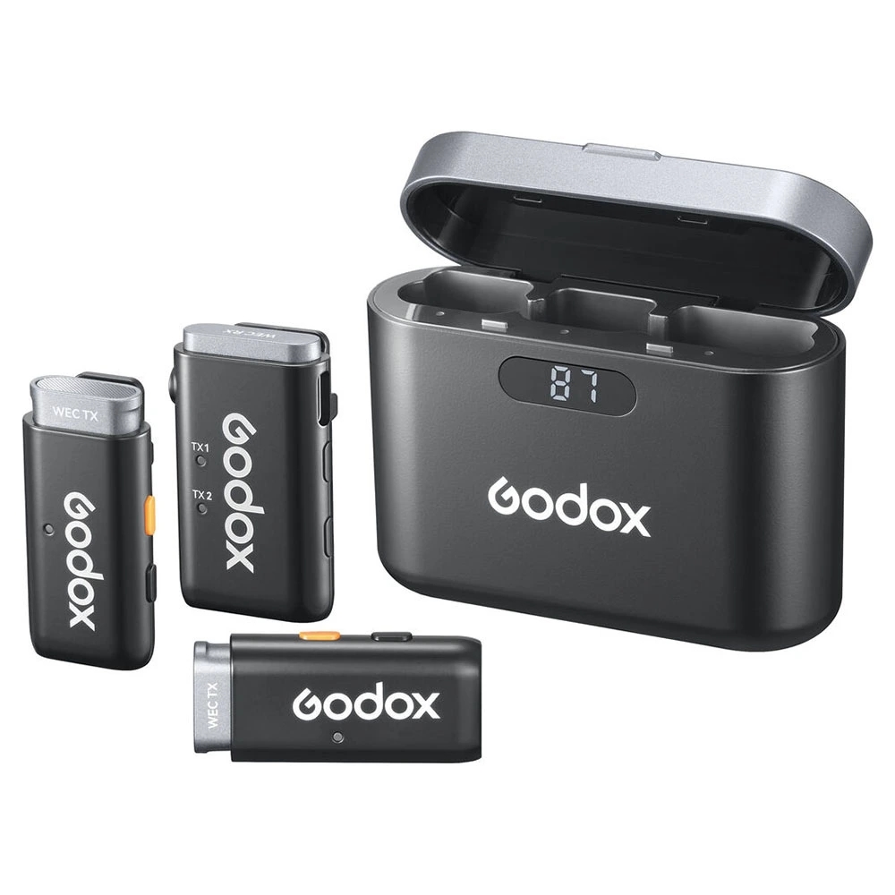 Mic Godox WEC 2.4GHz Kit 2 Wireless Microphone System